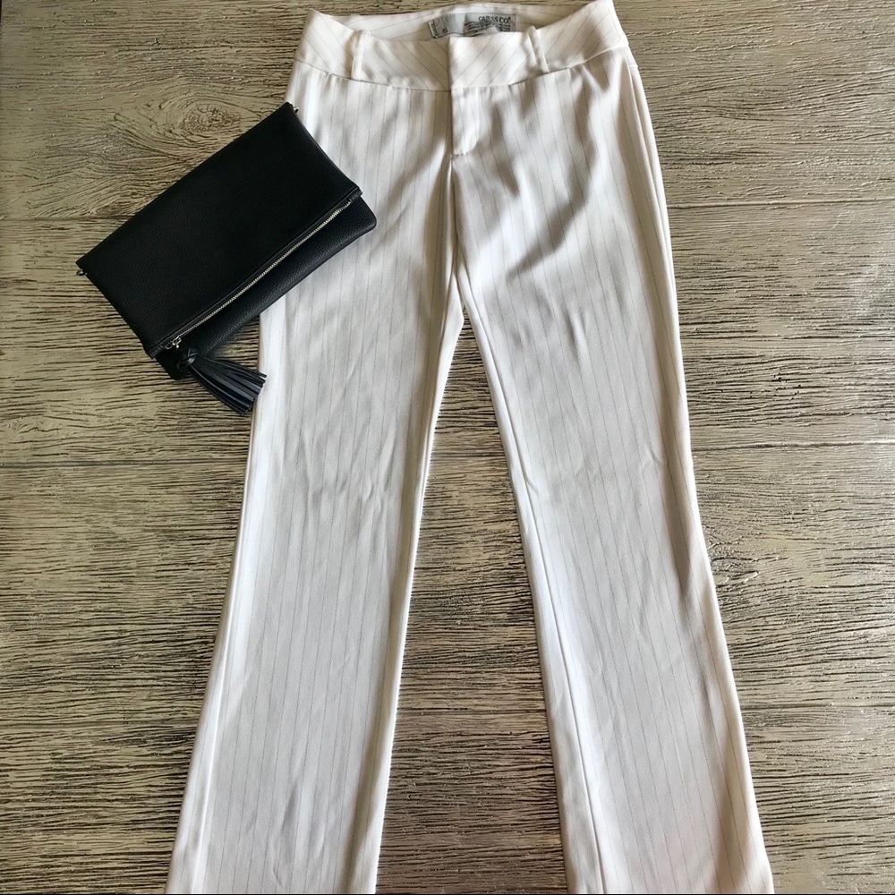 Guess Pinstripe Trousers‎ Sz 26